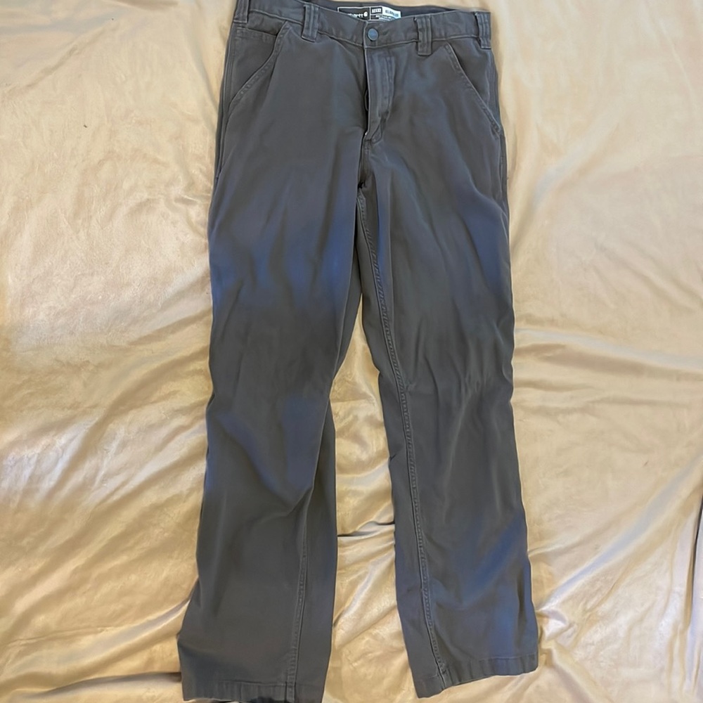 Carhartt gray khakis